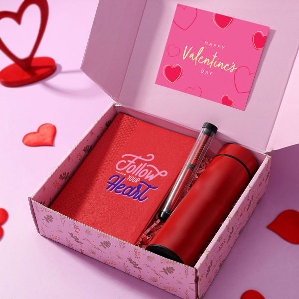 Bottle N Notebook Hamper