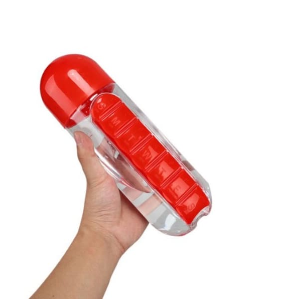 Bottle With Pill Storage - 750ml - Single Piece