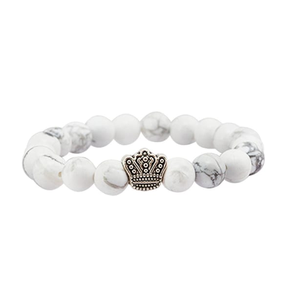 Bracelet - Crown Inspired - White