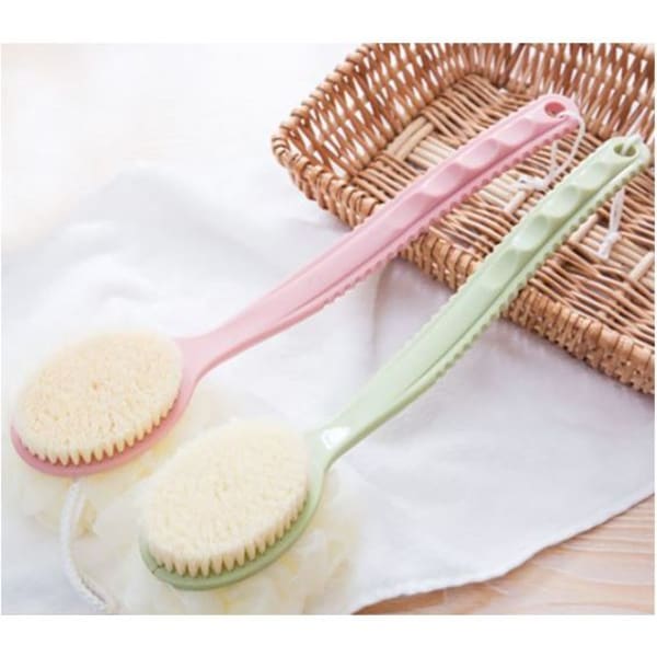 Brush With Loofah - 2-In-1