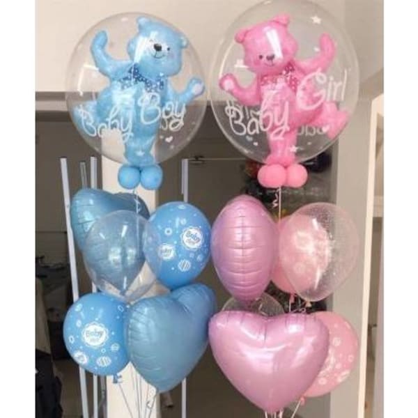 Bubble Balloon - Teddy Bear - Single Piece