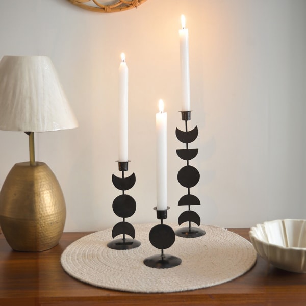 Candle Stands - Lunar - Set Of 3