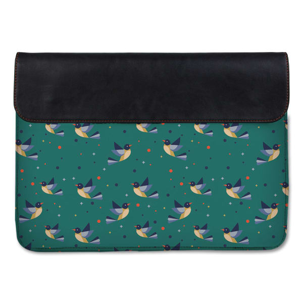 Canvas Laptop Sleeve - Bird Pattern