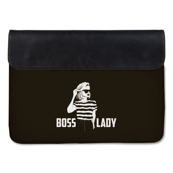 Canvas Laptop Sleeve - Boss Lady Sketch