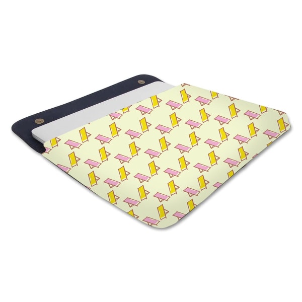 Canvas Laptop Sleeve - Chair Yellow