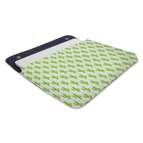 Canvas Laptop Sleeve - Fun Cactus