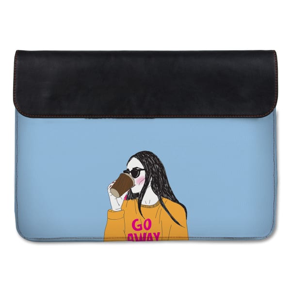 Canvas Laptop Sleeve - Go Away