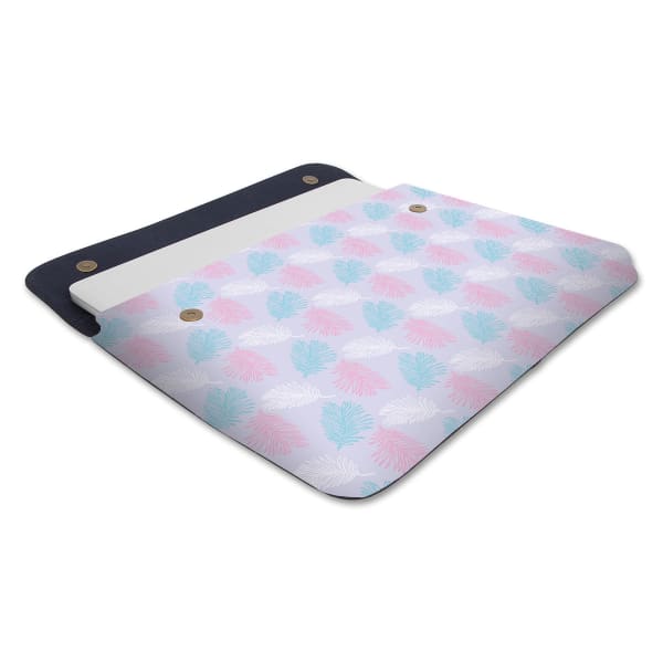 Canvas Laptop Sleeve - Pastel Leaf