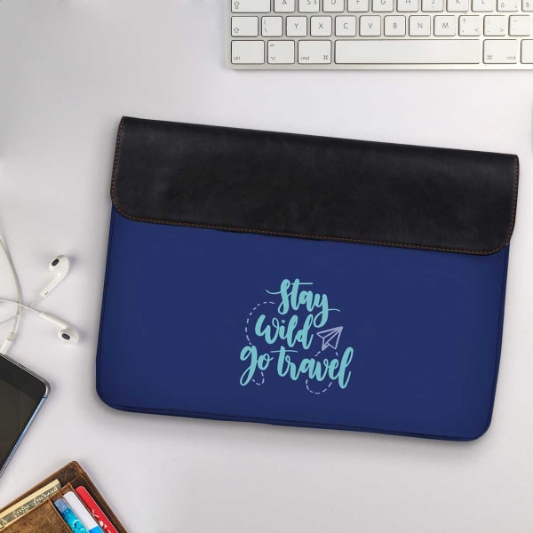 Canvas Laptop Sleeve - Stay Wild Go Travel