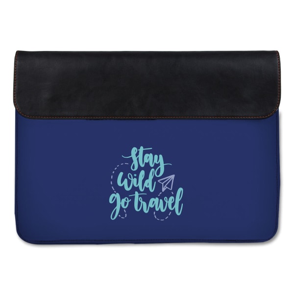 Canvas Laptop Sleeve - Stay Wild Go Travel