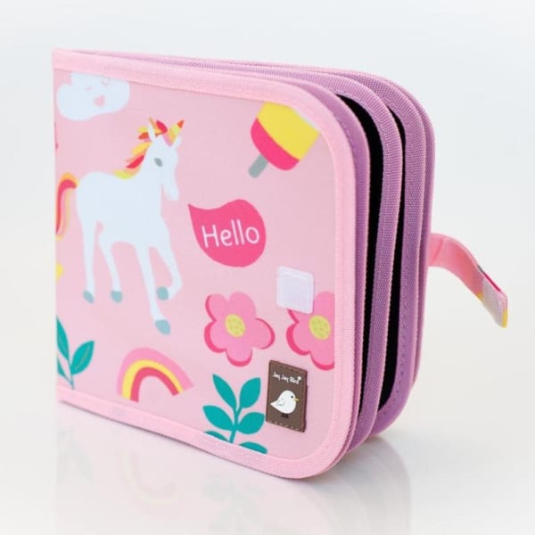 Chalk Doodle Book - Hello Unicorn - Pink