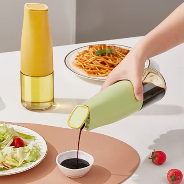 Cooking Oil Dispenser Bottle - Automatic Lid - Assorted - Single Piece
