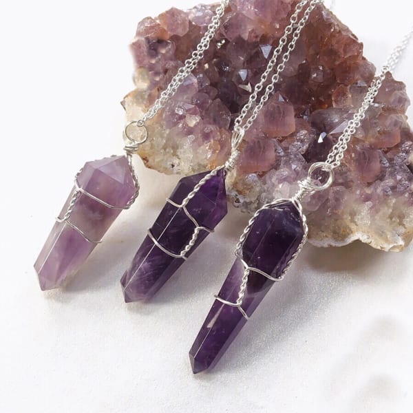 Crystal Necklace - Amethyst