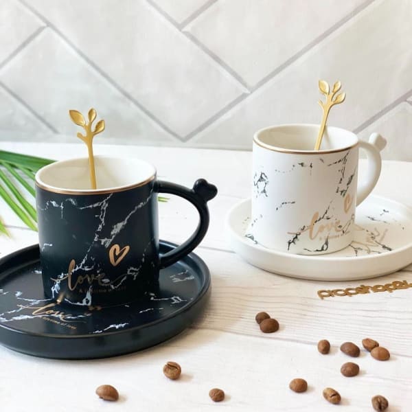 Cup And Saucer - Love - Single Piece