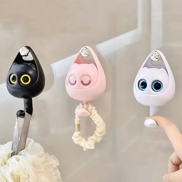 Cute Cat Wall Hook - Assorted - Single Piece