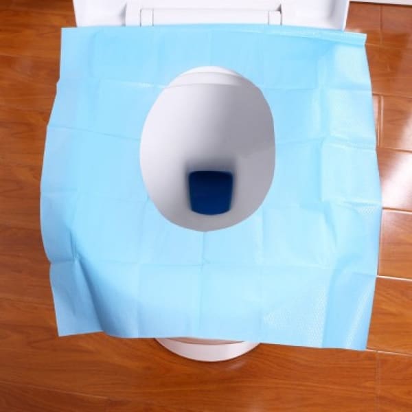 Disposable Toilet Seat Cover - Set Of 6 - Blue