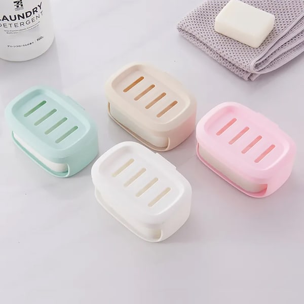 Double Drain Soap Box - Assorted - Single Piece