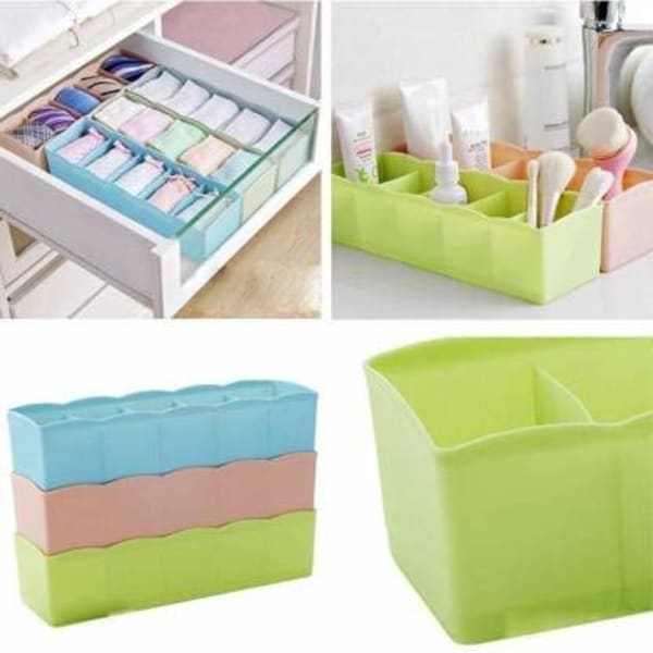 Drawer Organizer 5 Compartments SIngle Piece