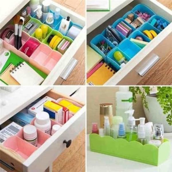 Drawer Organizer 5 Compartments SIngle Piece