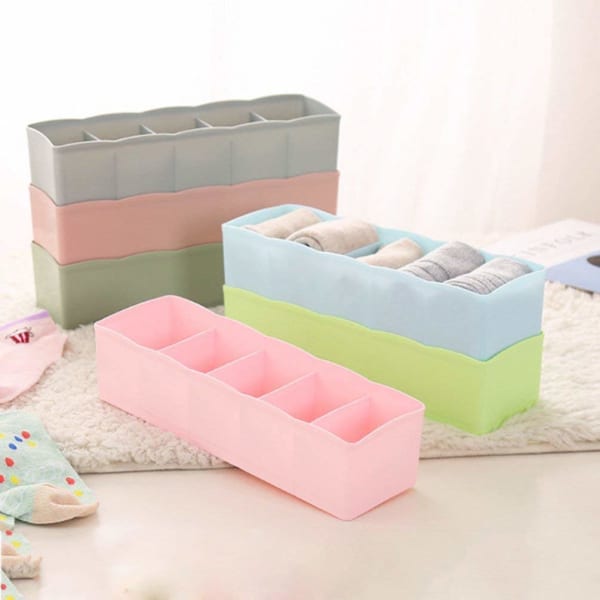 Drawer Organizer 5 Compartments SIngle Piece