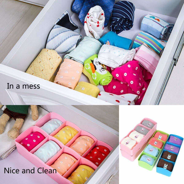 Drawer Organizer 5 Compartments SIngle Piece