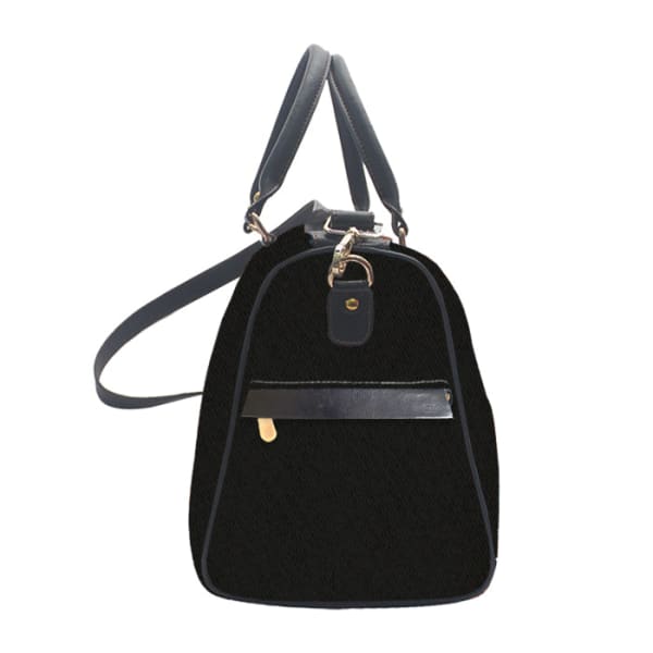 Duffle Bag Solid Colour Black Single Piece