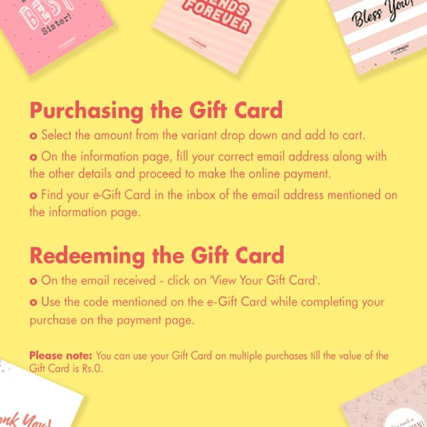 Engagement - e-Gift Card - C.O.D Not Available