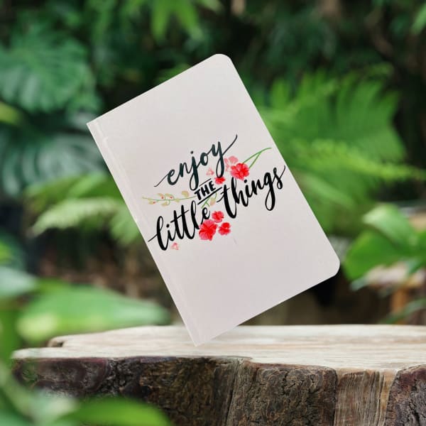 Enjoy The Little Things Notebook - Assorted - Single Piece