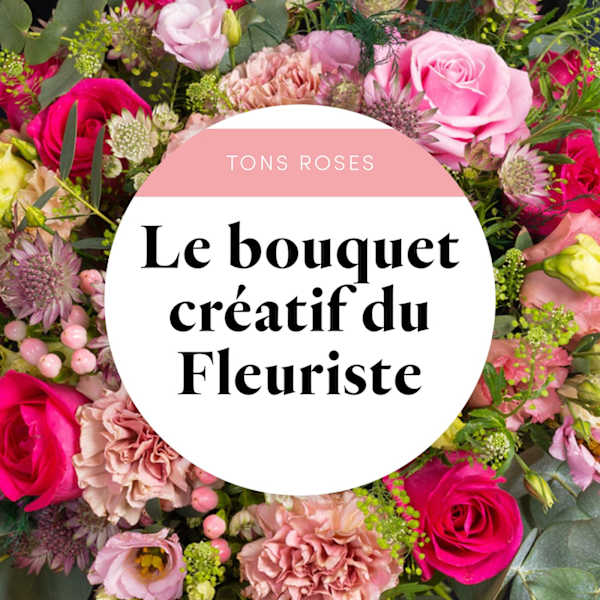 Florist creative bouquet - Pink