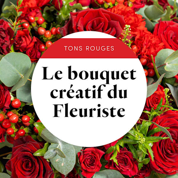 Florist creative bouquet - Red
