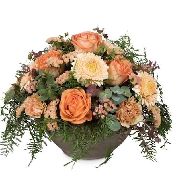 Flower arrangement In Silent Remembrance for the cemetery