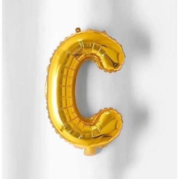 Foil Balloon - Alphabet - Gold