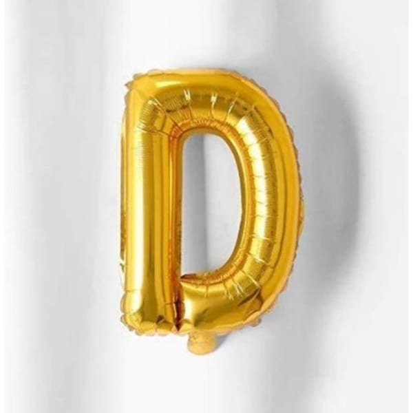 Foil Balloon - Alphabet - Gold