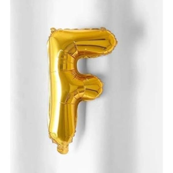 Foil Balloon - Alphabet - Gold