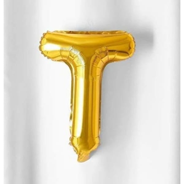 Foil Balloon - Alphabet - Gold