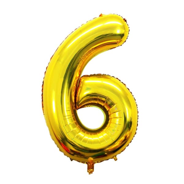 Foil Balloon - Number - Gold