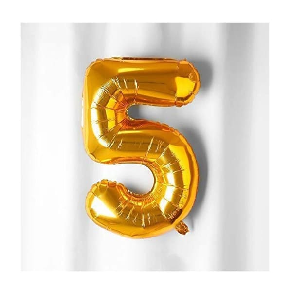 Foil Balloon - Number - Gold