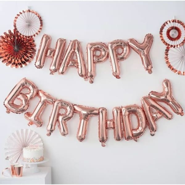 Foil Balloons - Happy Birthday