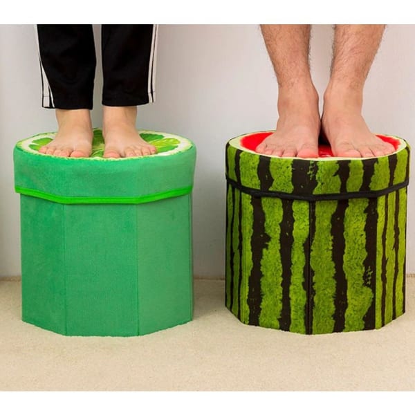 Foldable Stool Cum Organizer - Fruit - Single Piece