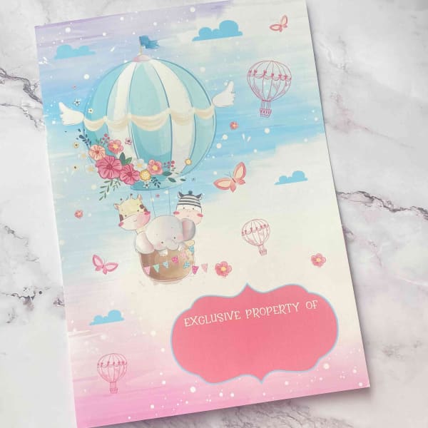 Folder - Hot Air Balloon - Single Piece