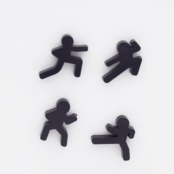 Fridge Stick Magnets - Ninja - Set Of 4