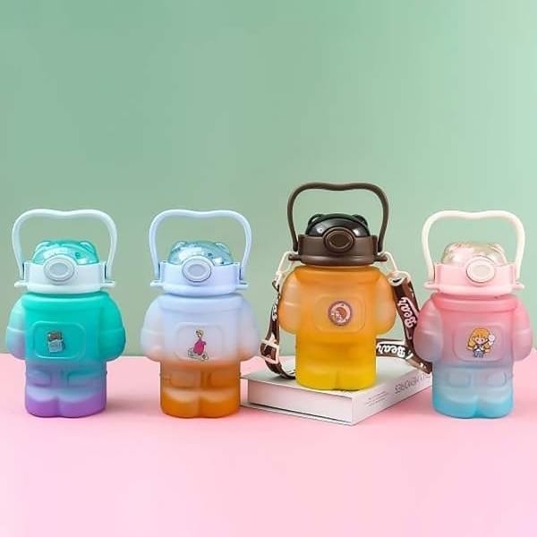 Frosted Water Bottle - Assorted - Single Piece
