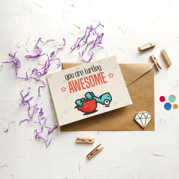 Greeting Card - Awesome - Single Piece