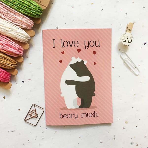 Greeting Card - Berry Much - Single Piece