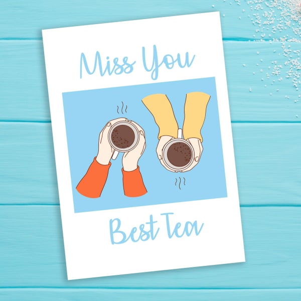 Greeting Card - Best Tea - Single Piece