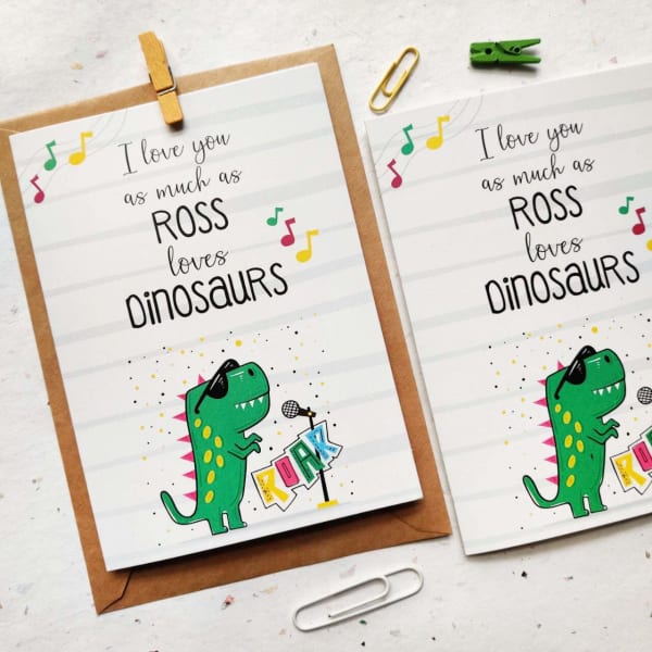 Greeting Card - Dinosaur - Single Piece