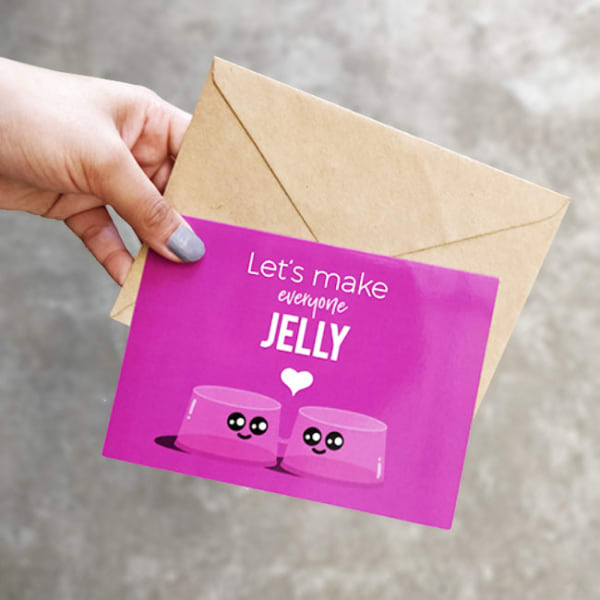 Greeting Card - Jelly - Single Piece