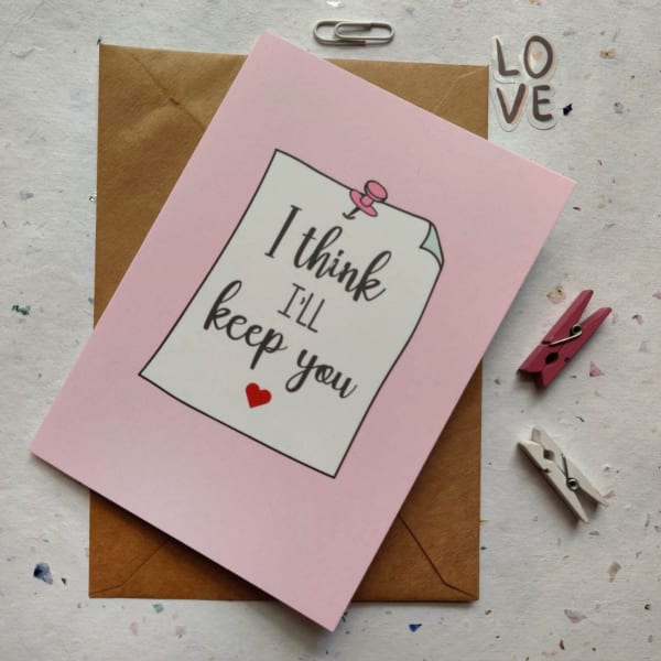 Greeting Card - Keep You - Single Piece