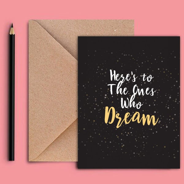 Greeting Card - One Who Dreams