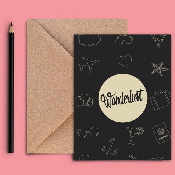 Greeting Card - Wanderlust